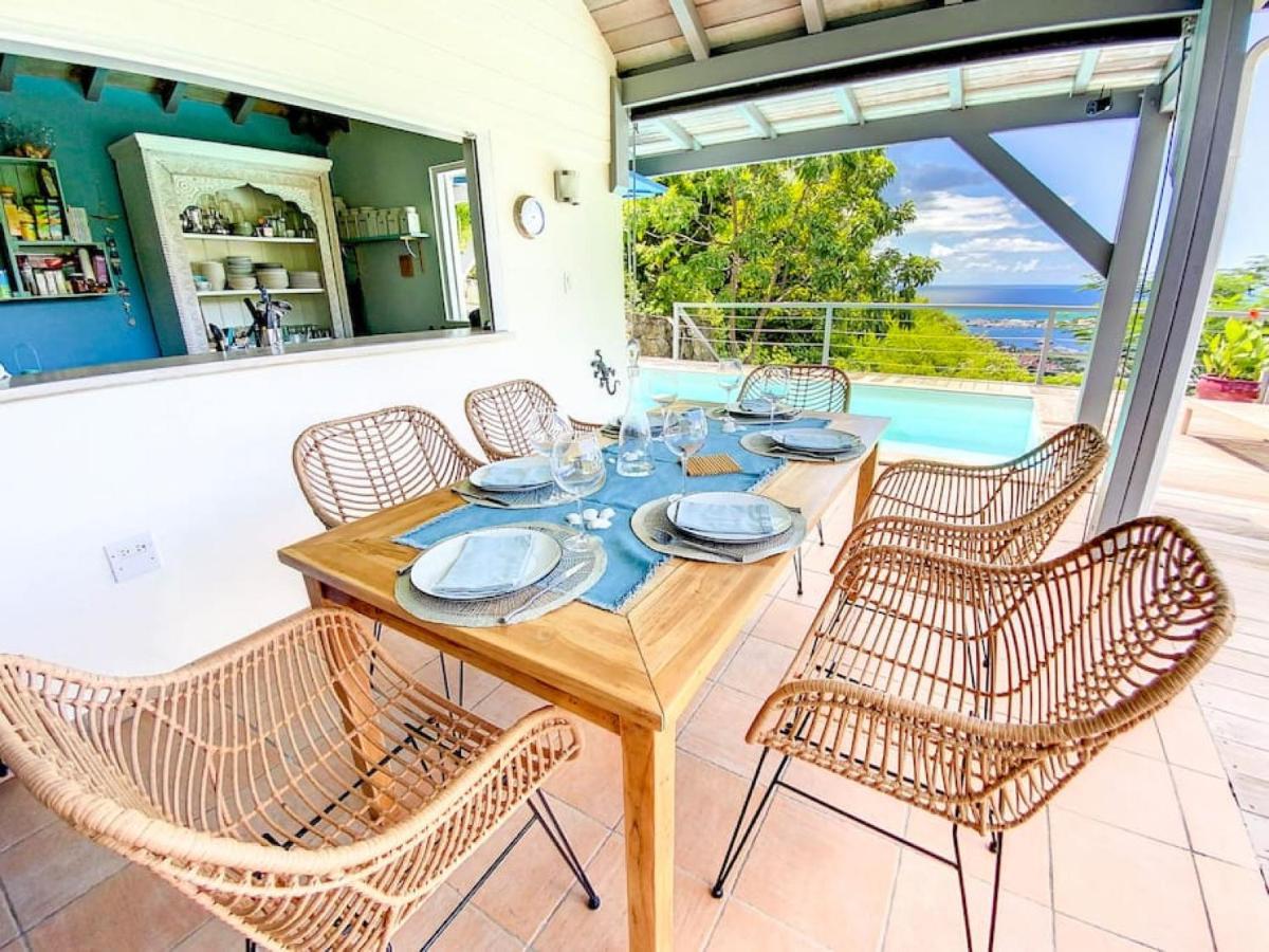 Aquamarine, Private Room In Villa Casa Blue Pool Sea View Koolbaai Exteriér fotografie