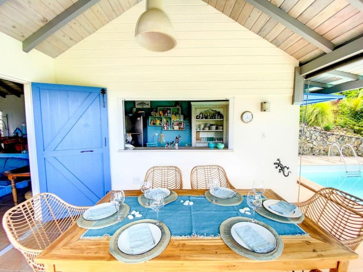 Aquamarine, Private Room In Villa Casa Blue Pool Sea View Koolbaai Exteriér fotografie
